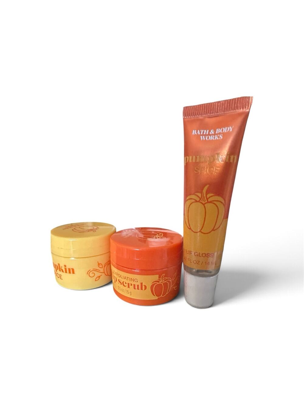 Bath & Body Works Pumpkin Spice Nourishing Lip Mask Scrub Lip gloss